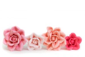 Pink Sugarcraft Flowers